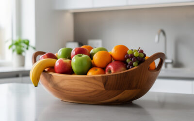 Corbeille à fruit en bois : un choix naturel et élégant pour votre cuisine