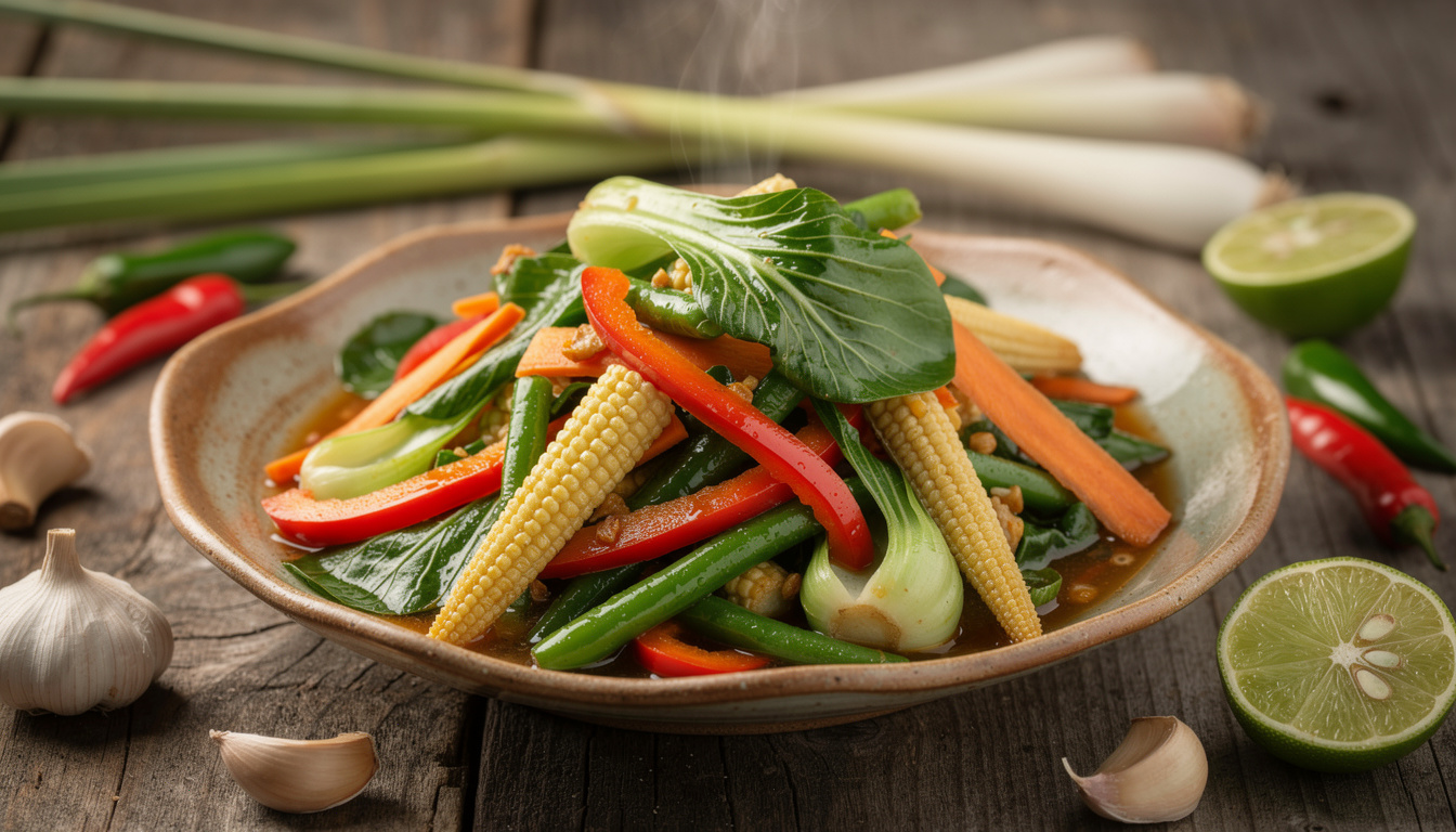 Légumes sautés à la thailandaise : recette simple et savoureuse découvrez notre recette simple et savoureuse de légumes sautés à la thaïlandaise, parfaite pour un repas rapide et plein de saveurs exotiques.