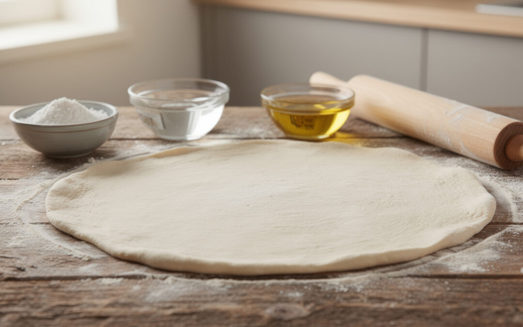Pâtes à pizza sans levure boulangère : recette simple et rapide