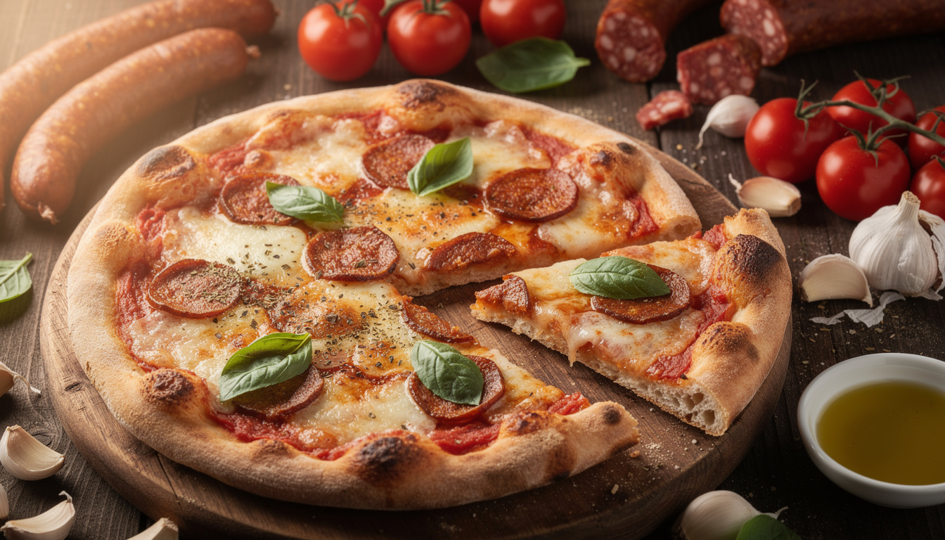 Pizza merguez chorizo : comment réussir ce mélange savoureux découvrez comment réussir la pizza merguez chorizo, un mélange savoureux et épicé qui ravira vos papilles. recettes, astuces et conseils pour un résultat parfait.