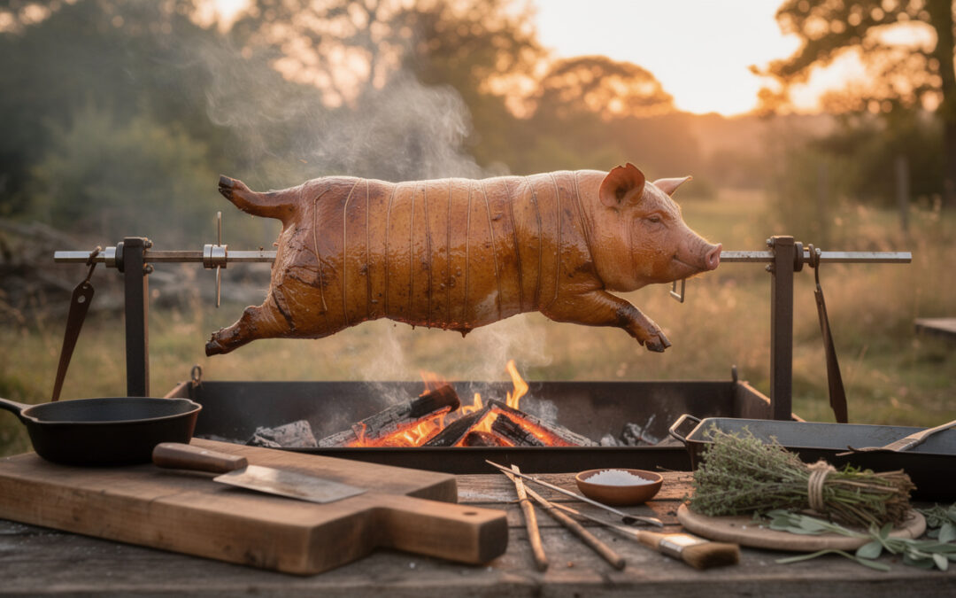 Quel est le temps de cuisson idéal pour un cochon de lait de 20 kg