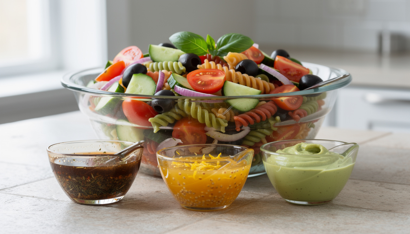 Quelle vinaigrette choisir pour une salade de pùtes savoureuse découvrez comment choisir la vinaigrette idéale pour sublimer votre salade de pùtes avec une touche de saveur délicieuse et équilibrée.