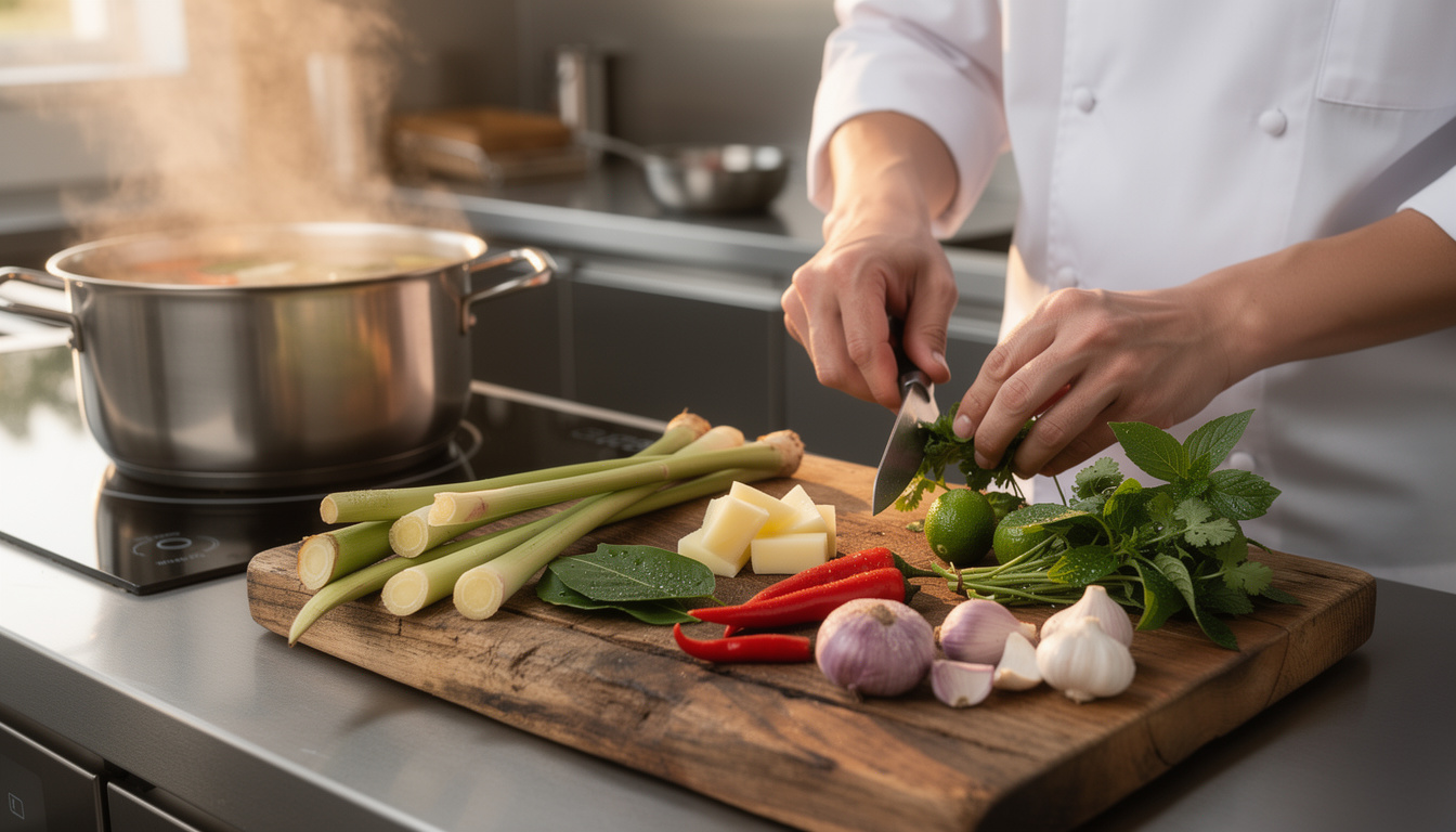 Recette bouillon thaï top chef : secrets et astuces pour réussir découvrez les secrets et astuces pour réussir la recette du bouillon thaï du top chef. un guide complet pour un plat savoureux et authentique.