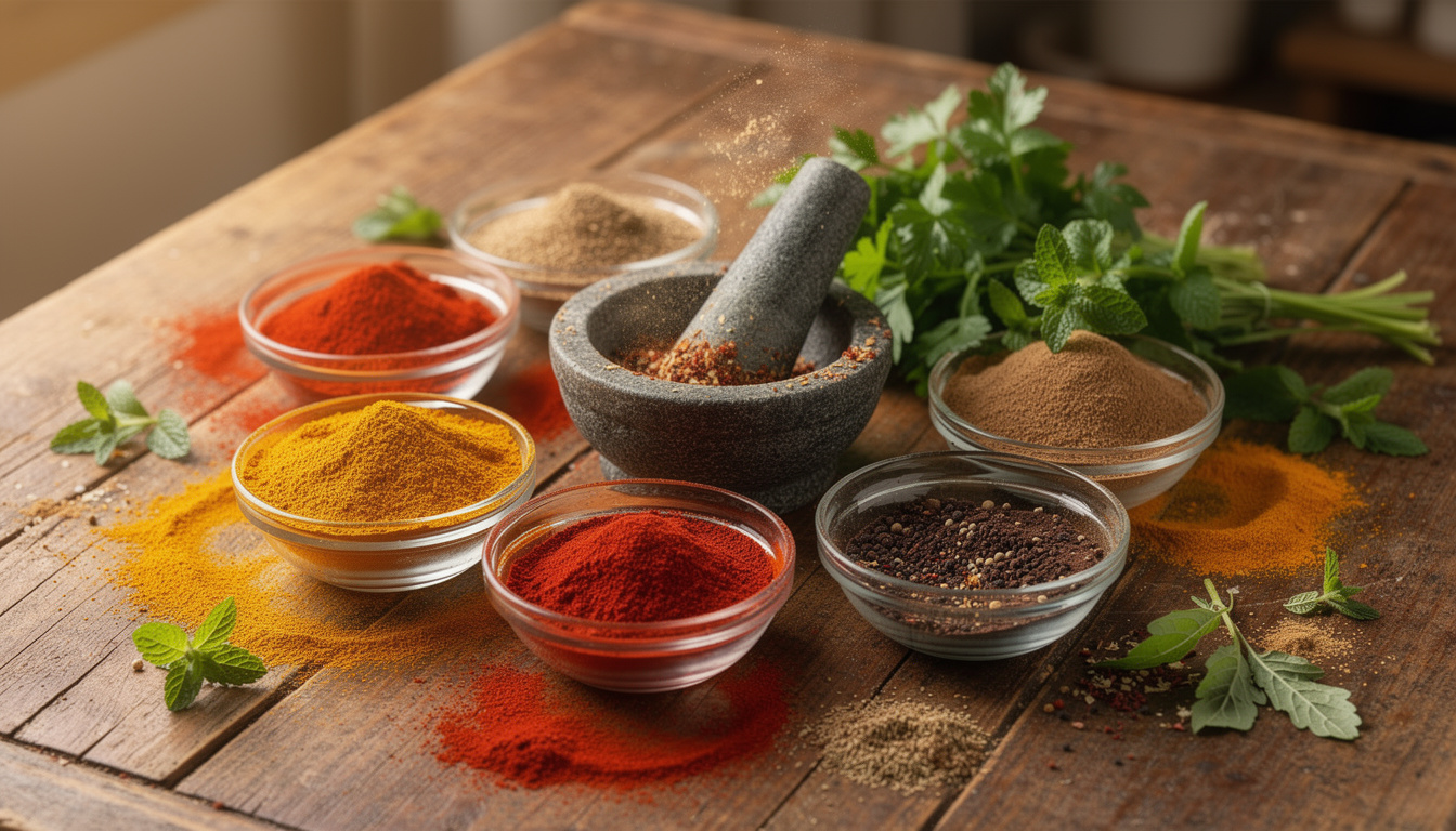 Recette d’Ă©pice kebab : comment rĂ©ussir un mĂ©lange savoureux Ă la maison dĂ©couvrez notre recette simple et authentique pour prĂ©parer un mĂ©lange d'Ă©pices kebab savoureux Ă la maison. apportez une touche exotique Ă vos plats grâce Ă ce mĂ©lange parfait.