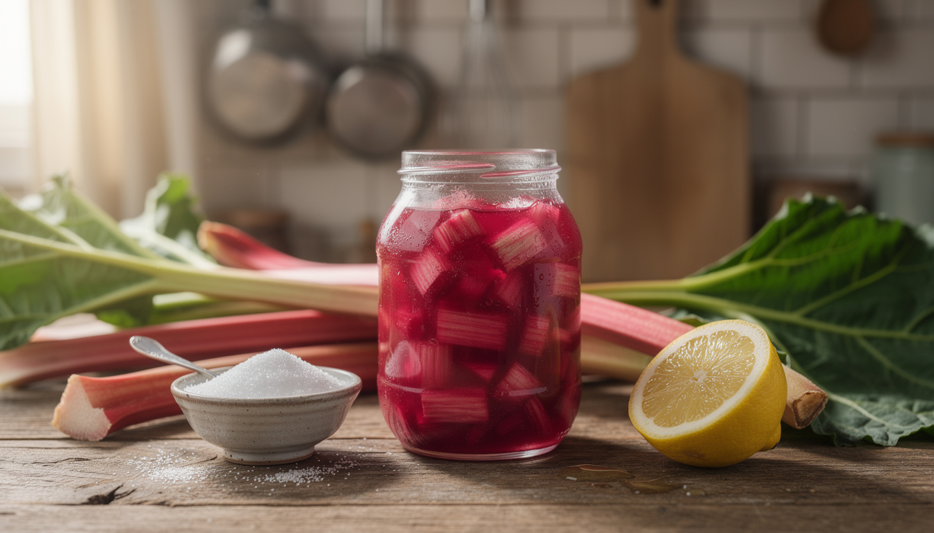 Recette facile de compote de rhubarbe : astuces et conseils pour réussir découvrez notre recette facile de compote de rhubarbe avec astuces et conseils pour une préparation réussie et délicieuse à chaque fois.