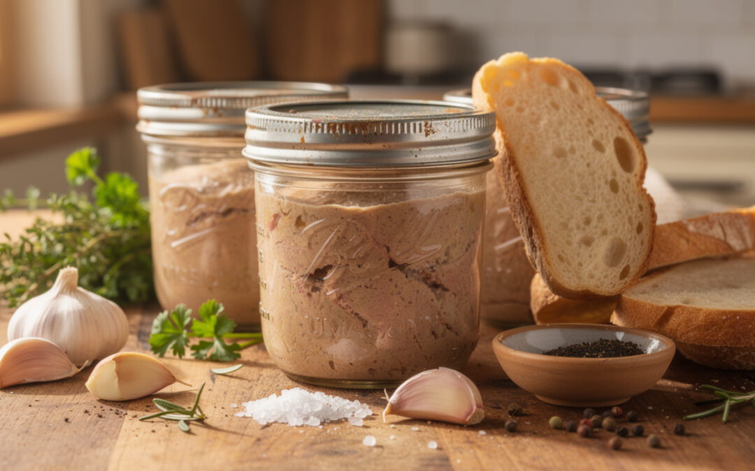 Recette facile de pâté de canard en bocaux pour conserver tout le goût