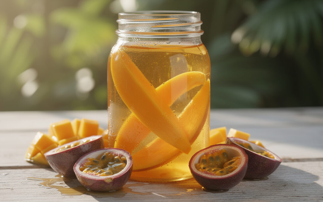 Recette facile de rhum arrangé mangue passion pour l&rsquo;été