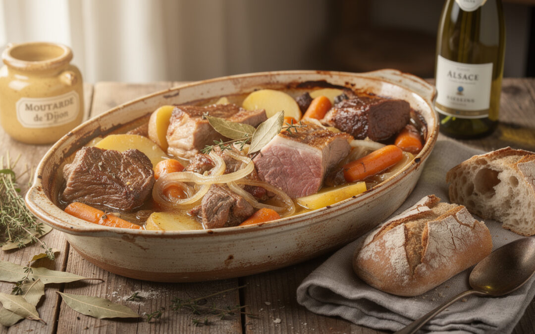 Recette traditionnelle de baeckeoffe aux 3 viandes : astuces et saveurs authentiques