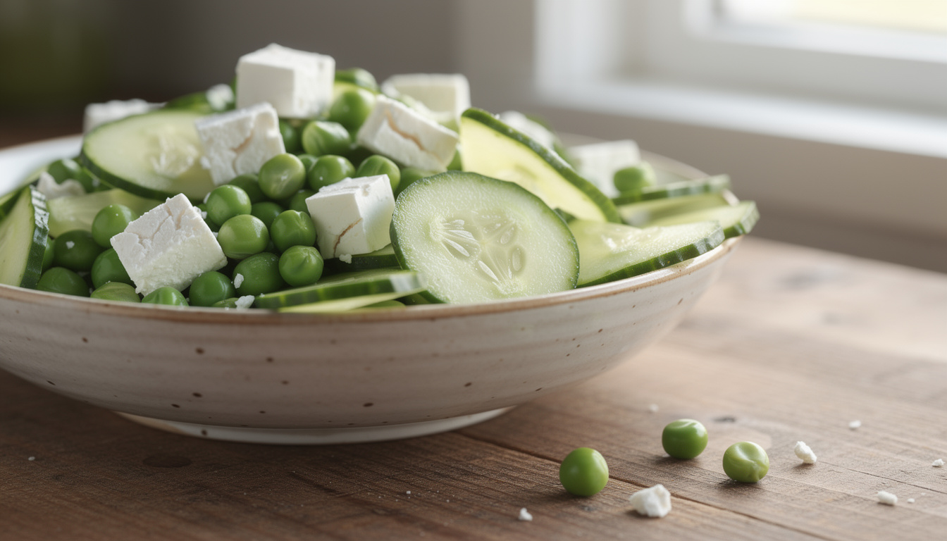 Salade de petit pois, feta et concombre : une recette fraîche et légère découvrez une recette fraîche et légère de salade de petit pois, feta et concombre, parfaite pour un repas sain et savoureux.