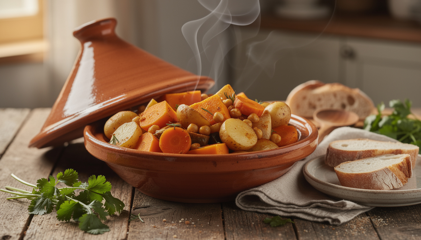 Tajine de légumes hiver : recettes savoureuses pour se réchauffer découvrez nos recettes savoureuses de tajine de légumes d'hiver, parfaites pour se réchauffer avec des saveurs authentiques et réconfortantes.