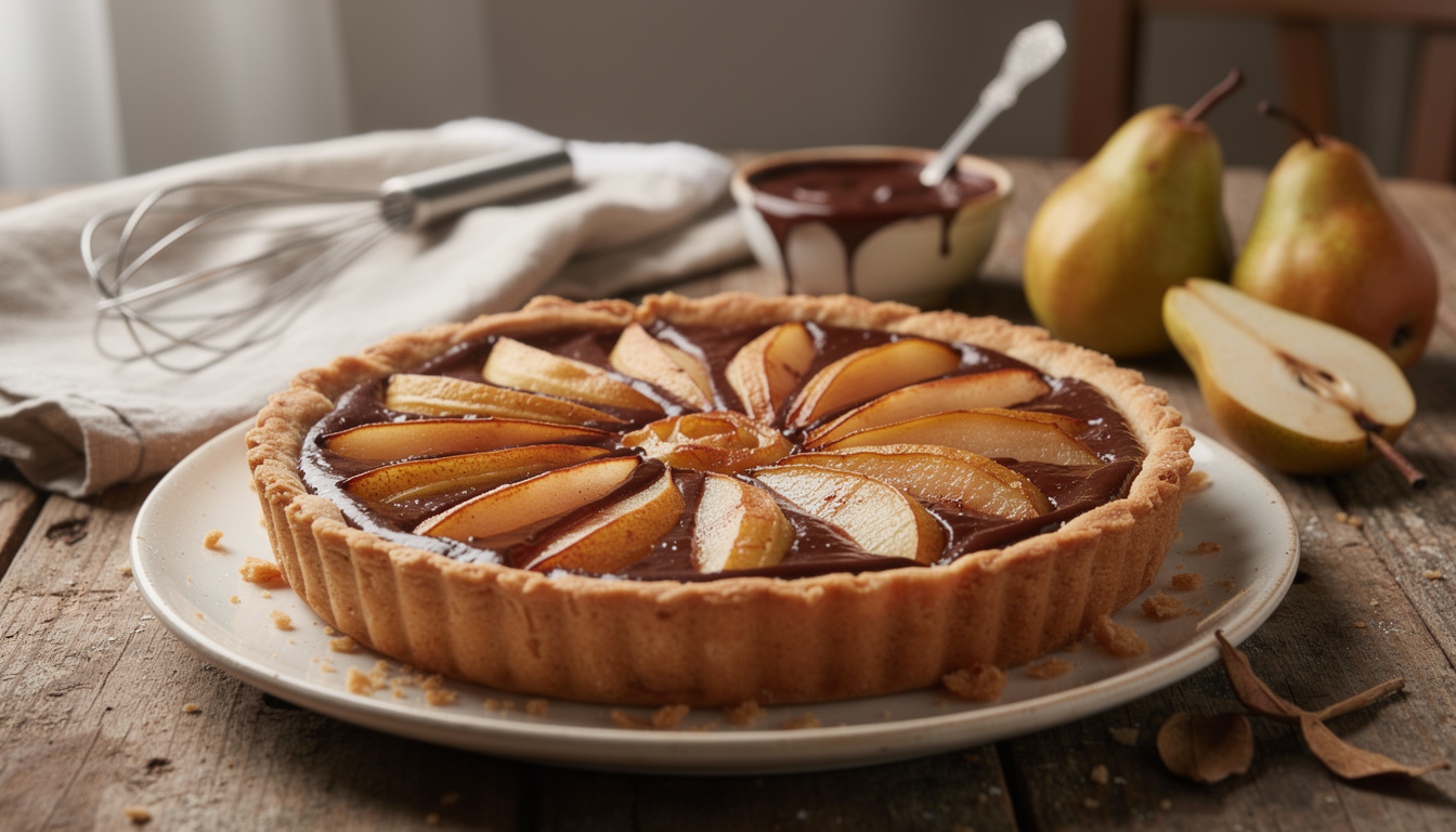 Tarte poire chocolat selon la recette de cyril lignac : un dessert gourmand et facile découvrez la tarte poire chocolat selon la recette de cyril lignac, un dessert gourmand et facile à réaliser qui ravira toutes les papilles.