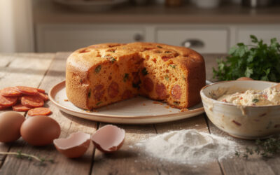 Cake au chorizo : recette facile et savoureuse à essayer chez soi