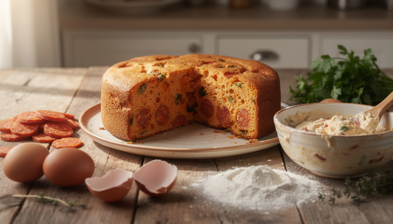 Cake au chorizo : recette facile et savoureuse à essayer chez soi découvrez une recette facile et savoureuse de cake au chorizo à réaliser chez vous. parfait pour un apéritif ou un repas convivial, ce cake gourmand séduira vos papilles.
