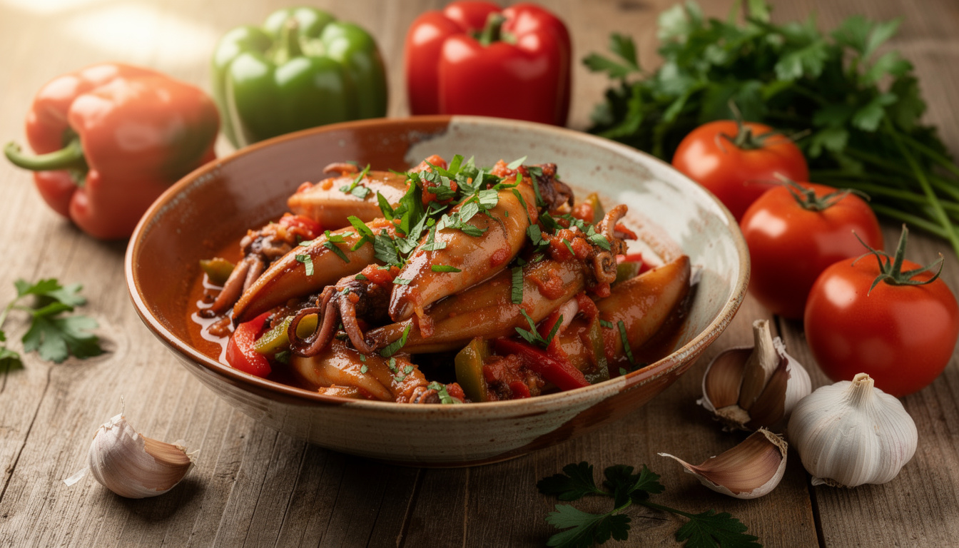 découvrez notre recette authentique et facile de chipirons à la basquaise, un plat savoureux aux saveurs du sud-ouest pour régaler toute la famille.