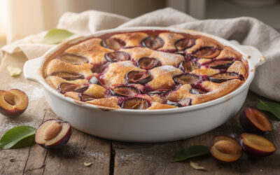 Clafoutis aux prunes : recette facile et gourmande pour l’été