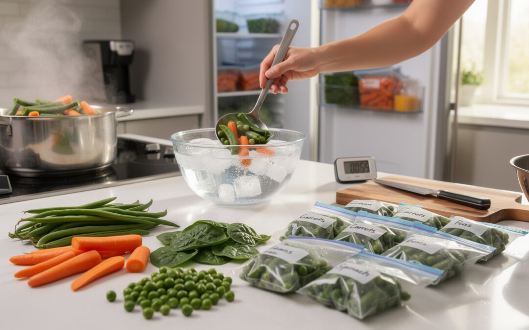 Comment congeler les légumes du jardin pour préserver leur saveur