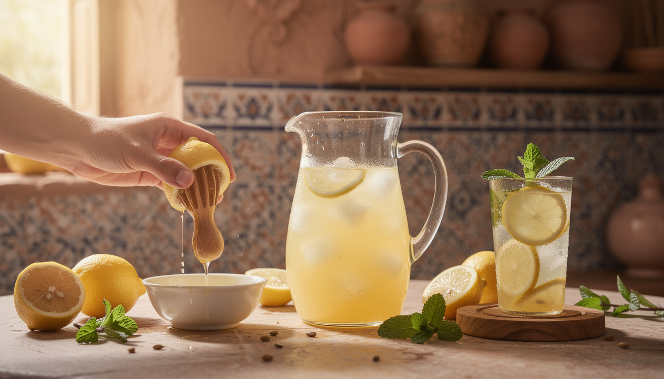 découvrez comment préparer une citronnade tunisienne maison rafraîchissante avec notre recette simple et rapide, idéale pour les journées chaudes.