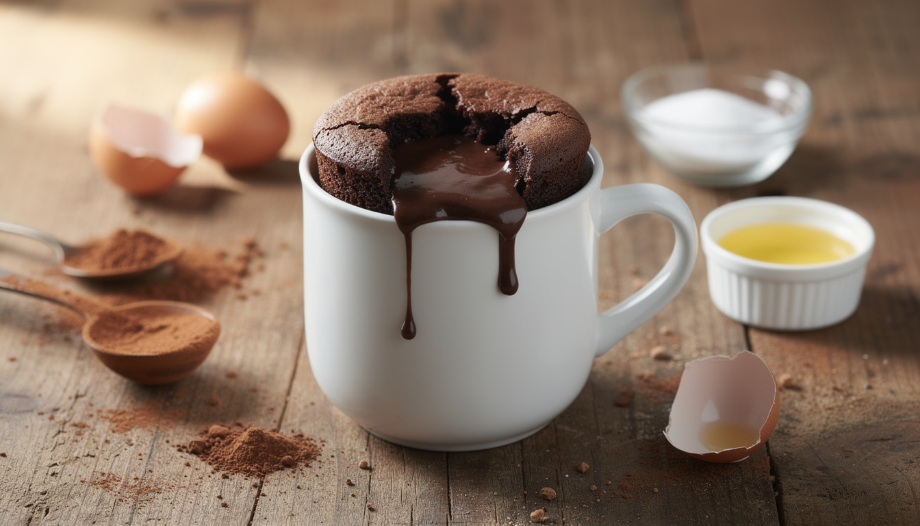 découvrez comment préparer un mug cake au chocolat rapide et gourmand, idéal pour une pause sucrée facile et délicieuse en quelques minutes.