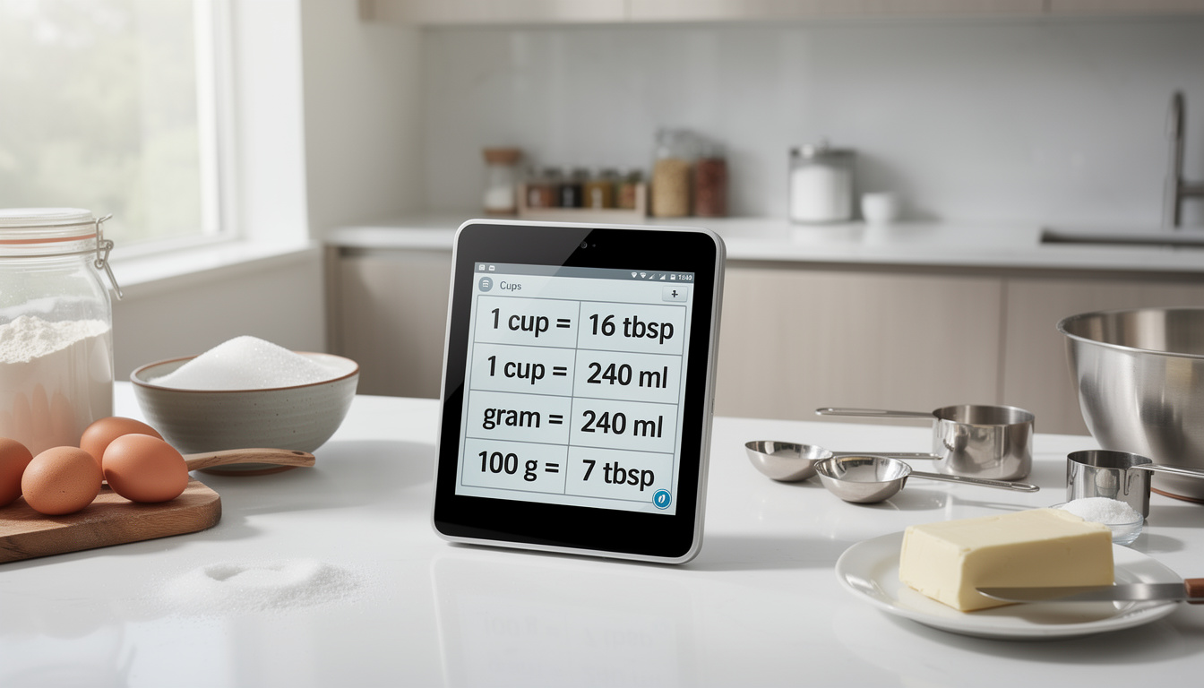simplifiez vos recettes au quotidien avec notre convertisseur de mesures de cuisine facile à utiliser, pour des préparations précises et réussies à chaque fois.