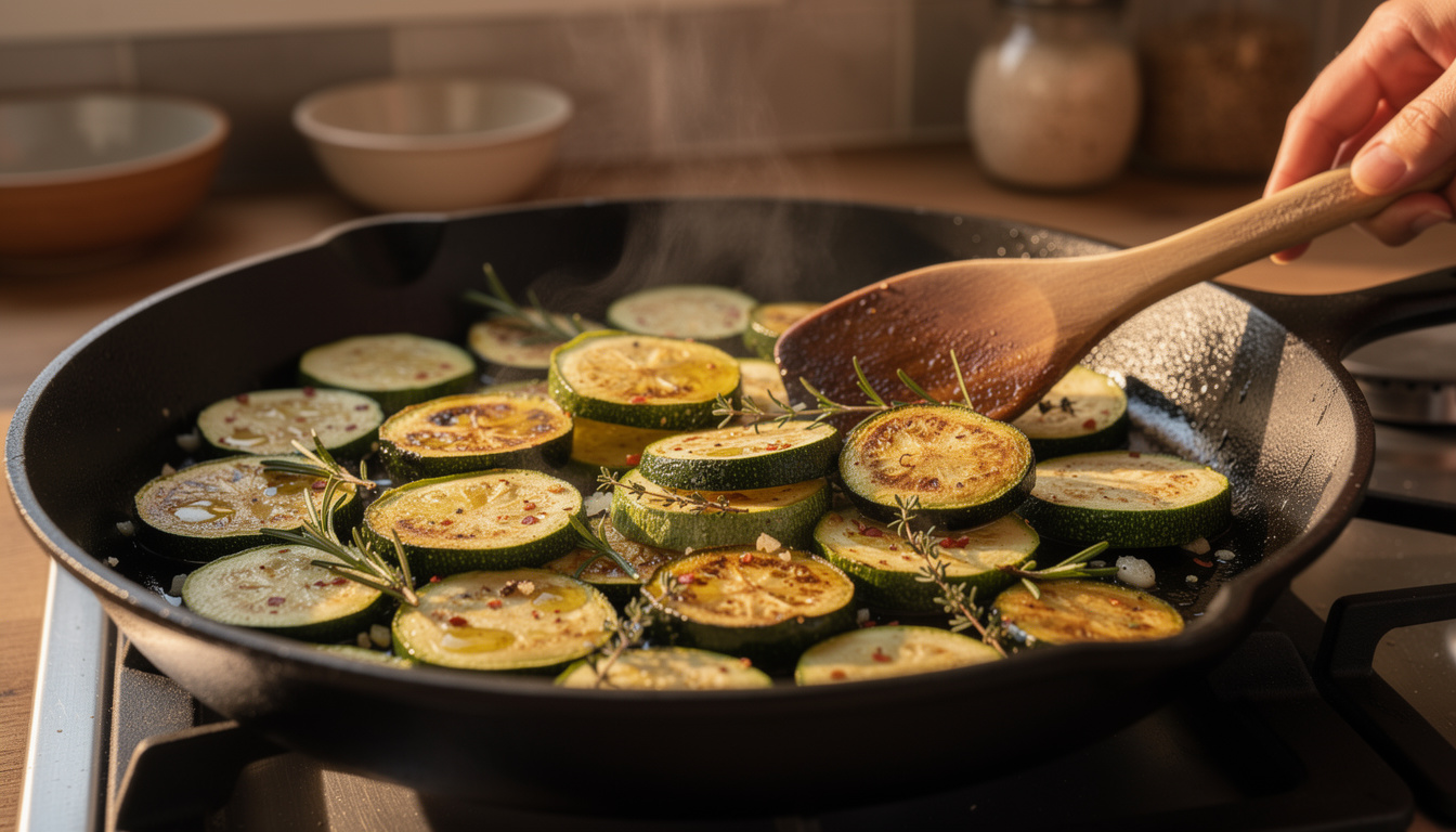 découvrez des astuces simples et efficaces pour donner du goût aux courgettes à la poêle et régaler vos papilles avec des recettes savoureuses.