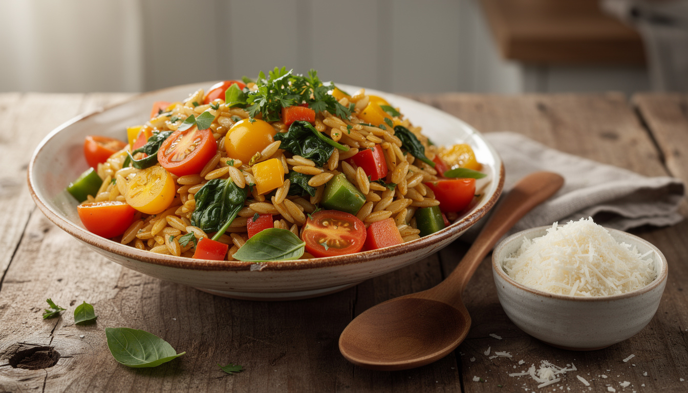 découvrez une recette d'orzo simple et savoureuse pour un plat rapide à préparer. idéal pour un repas gourmand et facile à réaliser au quotidien.