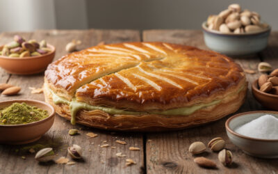 Recette facile de galette des rois frangipane pistache pour épater vos invités