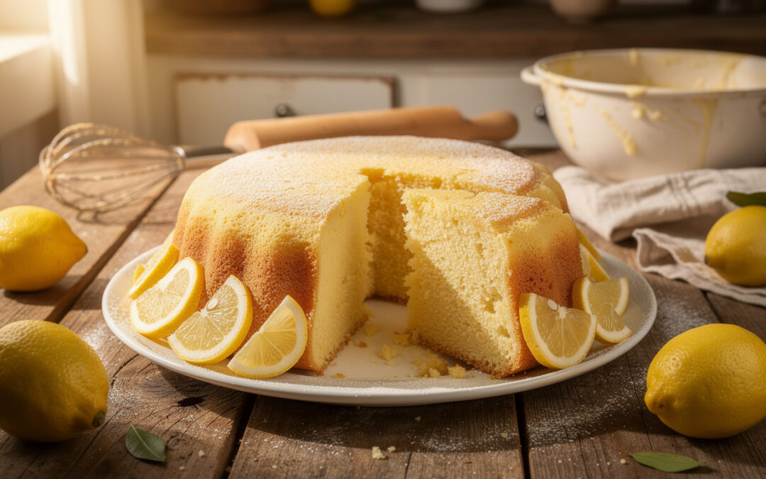 Gâteau moelleux au citron façon grand-mère : la recette incontournable