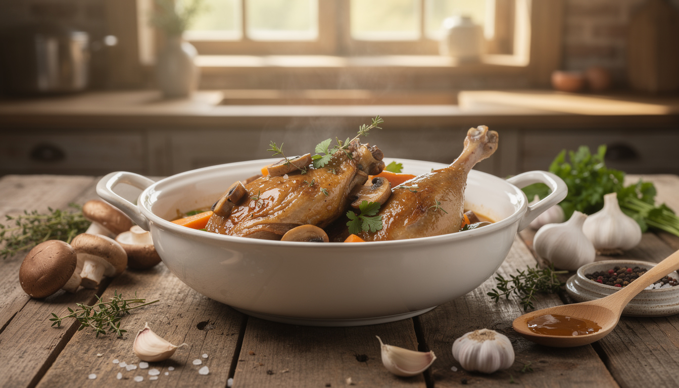 découvrez notre recette de lapin en sauce aux champignons avec des astuces simples pour préparer un plat savoureux et gourmand, parfait pour toutes les occasions.
