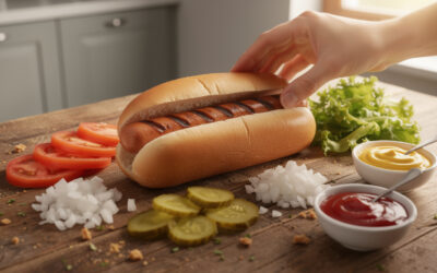 Recette facile et rapide pour préparer un hot dog maison
