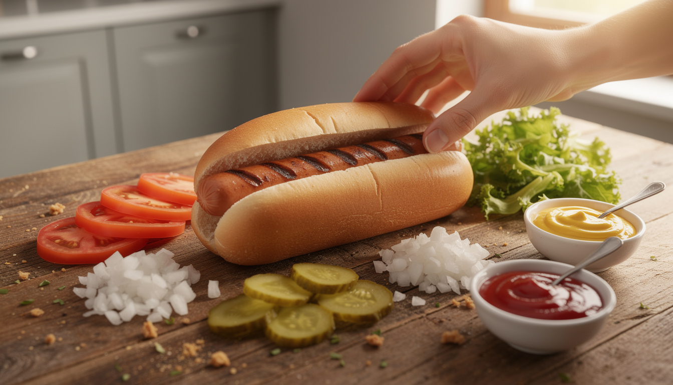 Recette facile et rapide pour préparer un hot dog maison découvrez une recette facile et rapide pour préparer un hot dog maison délicieux, parfait pour un repas gourmand en toute simplicité.