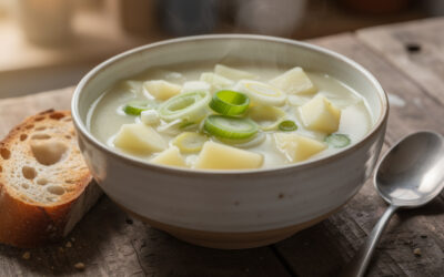 Soupe poireaux et pommes de terre : la recette simple et réconfortante