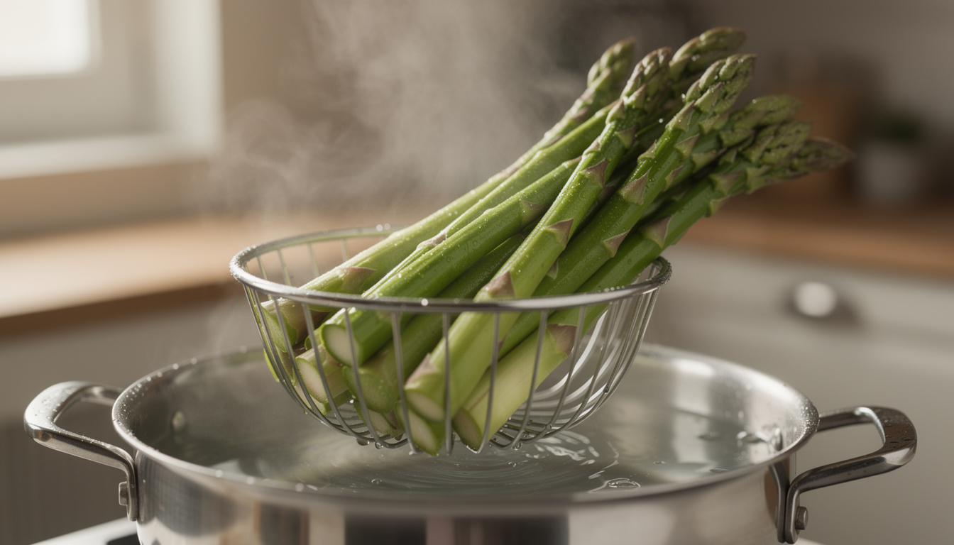 découvrez comment cuire les asperges à la vapeur pour préserver leur saveur, leur texture et leurs nutriments, avec des conseils simples et pratiques.