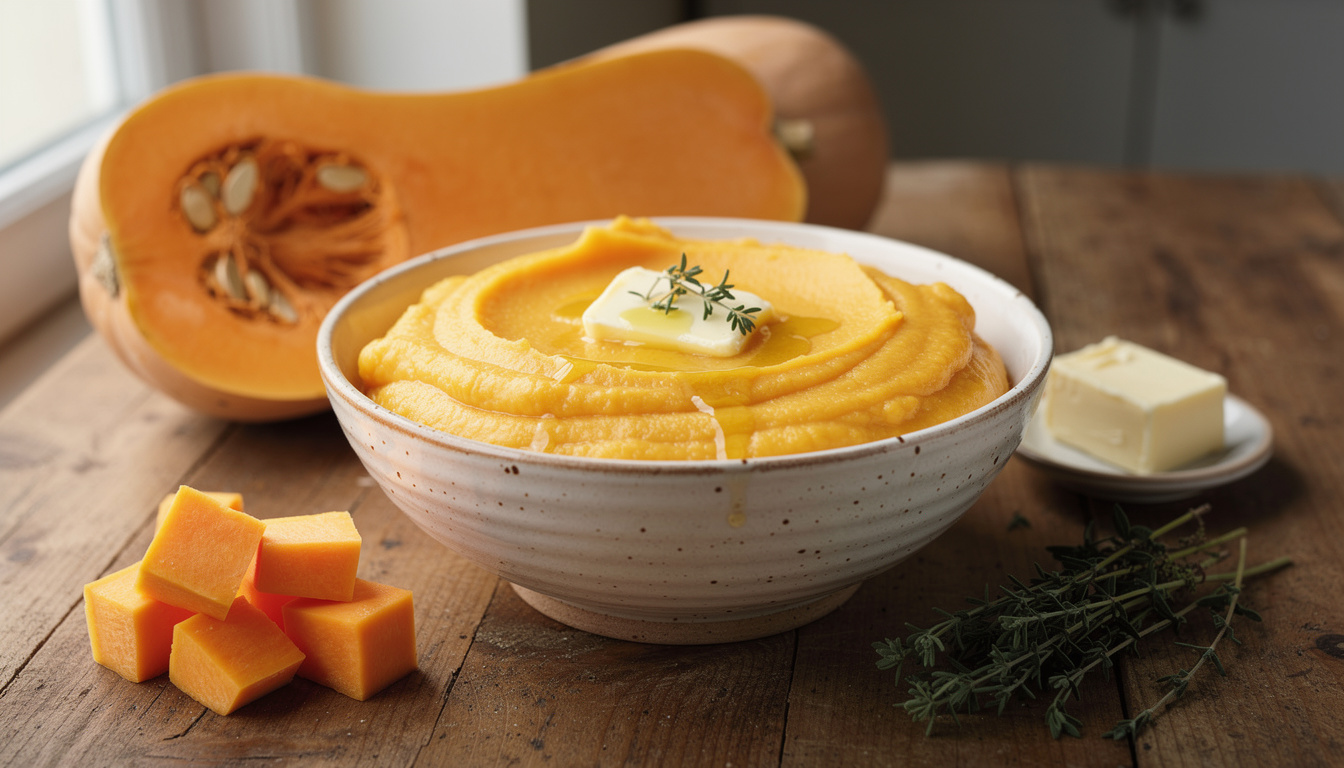 découvrez une recette facile de purée de butternut, avec nos conseils pour obtenir une texture onctueuse et un goût savoureux.