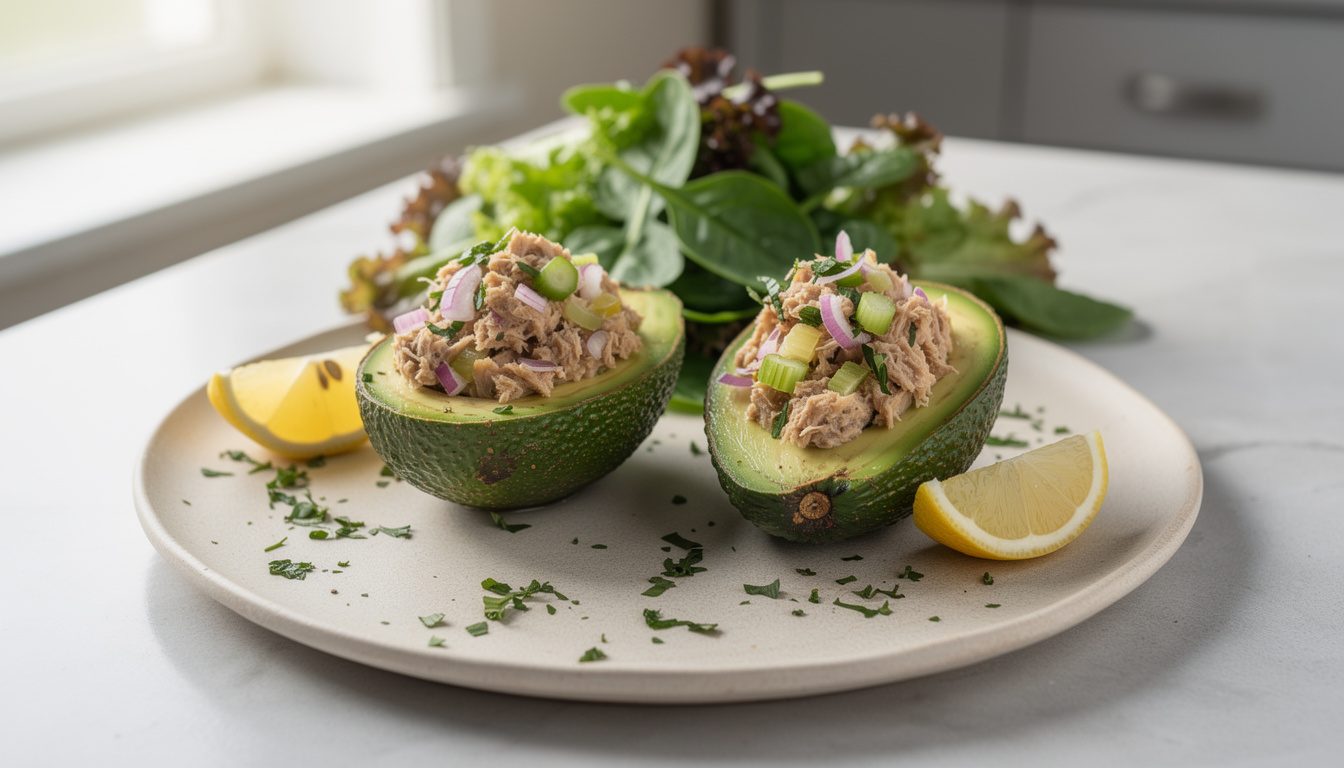 découvrez une recette facile d’avocats au thon, fraîche et savoureuse, idéale pour préparer un repas sain et rapide en quelques minutes.
