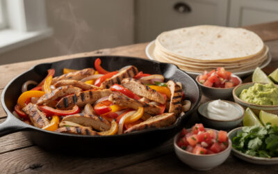 Recette facile de fajitas au poulet pour un repas savoureux